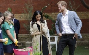 Meghan Markle et le prince Harry le 18 octobre 2018 à Melbourne