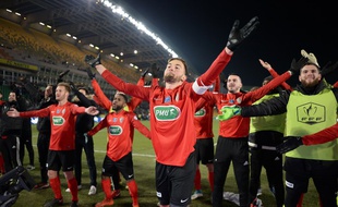 La joie des Herbretais après le quart de finale gagné contre Lens.