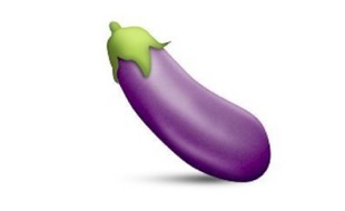L'émoji aubergine.
