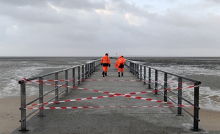 La tempête Fabien a balayé la France et notamment le Sud-Ouest ce week-end, comme ici, à Andernos, sur le bassin d'Arcachon.