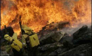 Une lutte désespérée contre le feu se livrait samedi sur la côte et autour de grandes villes de la région espagnole de Galice (nord-ouest), dévastée depuis plus d'une semaine par des centaines d'incendies d'origine criminelle.