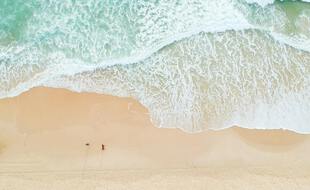 Une plage (illustration).