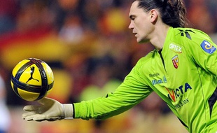 Le gardien croate vedran Runje sous le maillot de Lens, en 2011.
