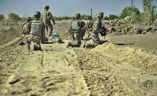 Des soldats américains à Panjway en Afghanistan, le 21 septembre 2012