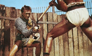 Kirk Douglas en Spartacus.