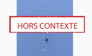 La vidéo d'un drone sortie de son contexte après les deux explosions au port de Beyrouth.