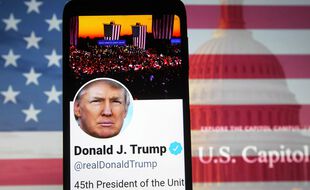 Le compte Twitter de Donald Trump (illustration).