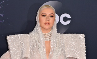 La chanteuse Christina Aguilera