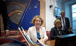 Audition de la ministre du Travail Muriel Pénicaud sur la réforme du code du travail, par la commission des Affaires sociales à l'Assemblée nationale, Paris, le 4 Juillet 2017.