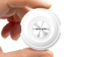 Le capteur météo développé par Wezr.