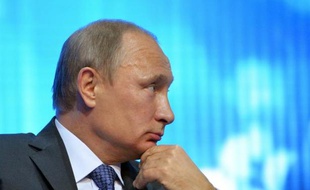 Vladimir Poutine, lors d'une forum le 15 octobre 2015 à Penza, en Russie