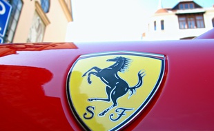 Le logo de la marque Ferrari (illustration).