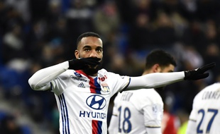 Alexandre Lacazette a inscrit, ce mercredi sur penalty, son 19e but de la saison en Ligue 1.