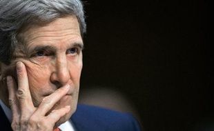 Le secrétaire d'Etat américain John Kerry, le 13 mars 2014 à Washington