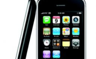 The Apple 3G iPhone is shown in this publicity photo released to Reuters June 9, 2008. Apple Inc on Monday unveiled a next-generation iPhone with faster Internet access that will run on advanced wireless networks and sell for as low as $199 -- half the current entry-level price. REUTERS/Apple/Handout (UNITED STATES). NO SALES. NO ARCHIVES. FOR EDITORIAL USE ONLY. NOT FOR SALE FOR MARKETING OR ADVERTISING CAMPAIGNS.
