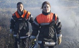 Roschdy Zem et Emilie Dequenne pour Les hommes du feu de Pierre Jolivet