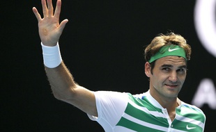 Roger Federer a dominé Tomas Berdych le 26 janvier 2016.