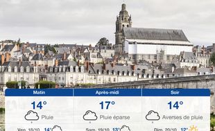 Météo Tours: Prévisions du jeudi 17 octobre 2019