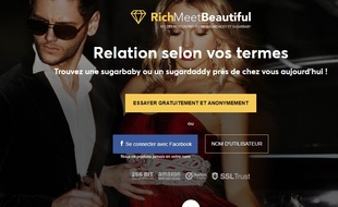 Capture d'écran du site RichMeetBeautiful.fr