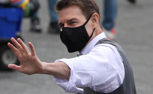 L'acteur Tom Cruise, à Rome, sur le tournage de «Mission: Impossible 7»