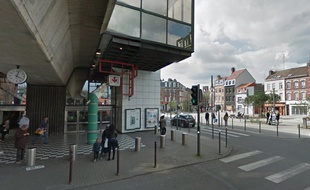 La station de métro porte de Douai, à Lille