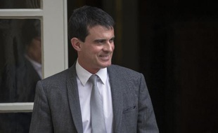Le Premier ministre Manuel Valls à Matignon, le 7 avril 2014 à Paris