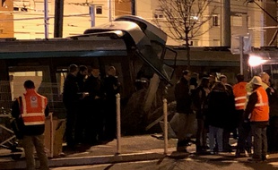 La collision de deux trams à Issy-Les-Moulineaux a fait 12 blessés dont un grave, le 11 février 2019.