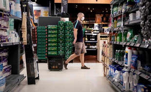 Image d'illustration d'un supermarché.