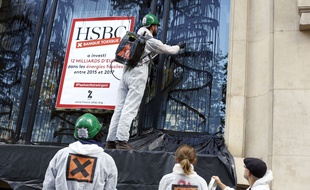 Action de l'ONG Attac contre la