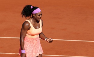 Serena Williams lors de sa demi-finale à Roland-Garros, le 4 juin 2015.