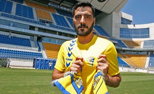 Le nouvel attaquant de Cadix, Dani Güiza, le 1er août 2015.