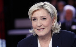 Marine Le Pen dans l'Emission Politique le 9 février 2017 sur France 2.