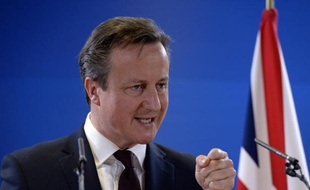 David Cameron, le Premier ministre britannique, le 20 mars 2015 à Bruxelles