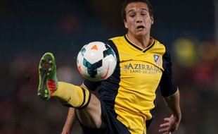 Javier Manquillo, le latéral droit espagnol de l'Atletico, en février 2014.