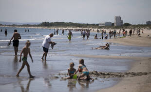L'une des sept personnes s'étant noyée mercredi 15 septembre 2021 se baignait plage de la Grande Motte dans l'Hérault. (Illustration)
