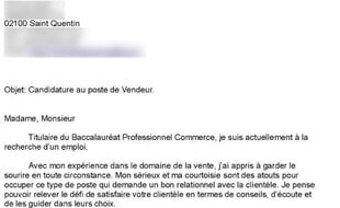 Lettre De Motivation Pour Travail D Ete