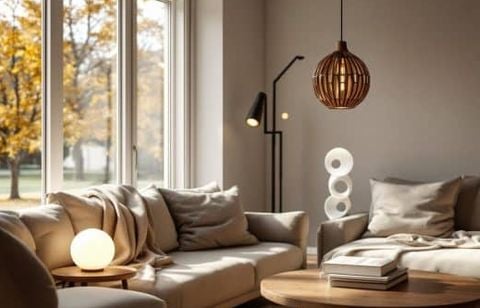 Cet automne, osez les luminaires design : la touche déco qui change l’ambiance du salon en un clin d’œil