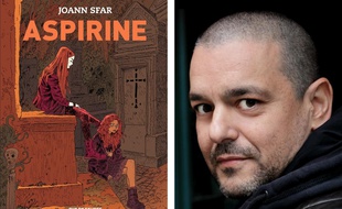 Le 1er tome d'« Aspirine » et son auteur, Joann Sfar