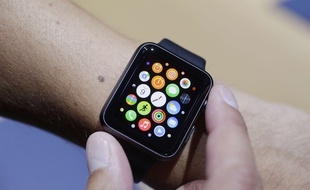 Illustration d'une Apple Watch.