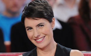 L'animatrice Alessandra Sublet sur le plateau de «Vivement dimanche» en décembre 2013.