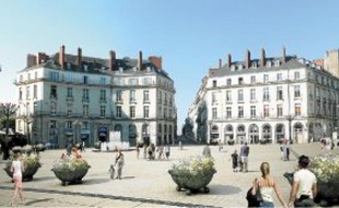En octobre 2013, le quartier de la place Graslin sera largement piétonnisé.