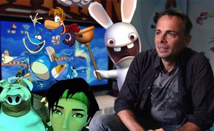 Michel Ancel, le créateur des Lapins Crétins et de Rayman.