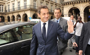 Nicolas Sarkozy à Paris, le 28 juin 2012.