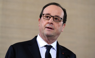 François Hollande en Corrèze, le 17 janvier 2015.