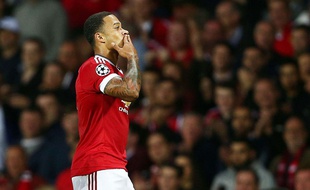 Memphis Depay contre Bruges le 18 août 2015.