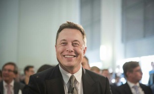 Le patron de Tesla, Elon Musk, à Berlin le 24 septembre 2015