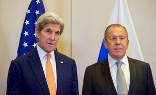 Les chefs de la diplomatie américaine et russe, John Kerry et Sergeï Lavrov.