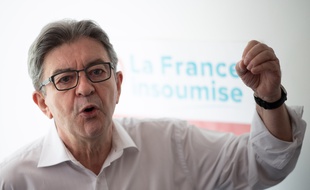 Jean-Luc Mélenchon en conférence de presse à Marseille, le 6 juin 2020.