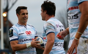 Le joueur du Racing 92 Dan Carter, le 12 décembre 2015 contre Northampton.