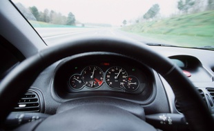 Illustration volant de voiture